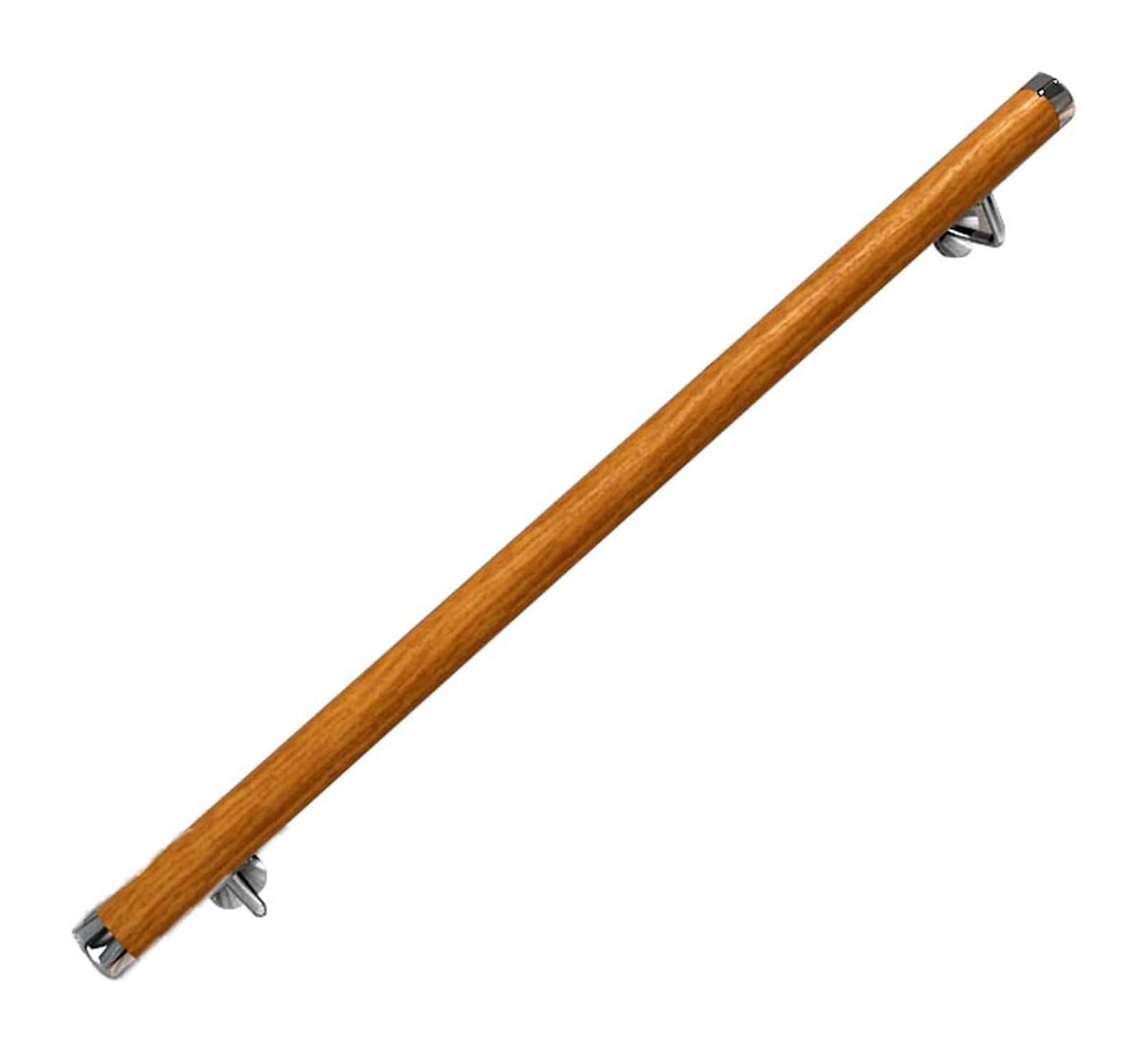 Barre d'appui antidérapante en bois pour sécuriser le couloir et l'escalier