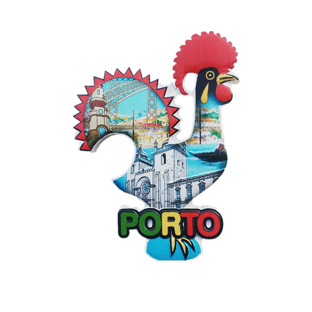Muyu Magnet Porto Portugal Fridge Magnet Souvenir Gift Home Kitchen Decoration Magnetic Sticker Collection
