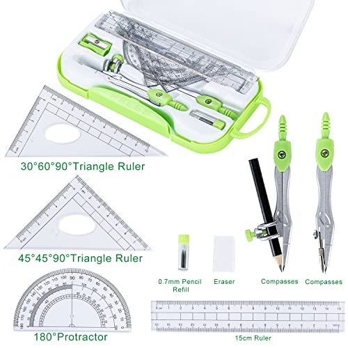 Yunqing K-YG-02 10 Pieces Math Geometry Kit Set thumb #1