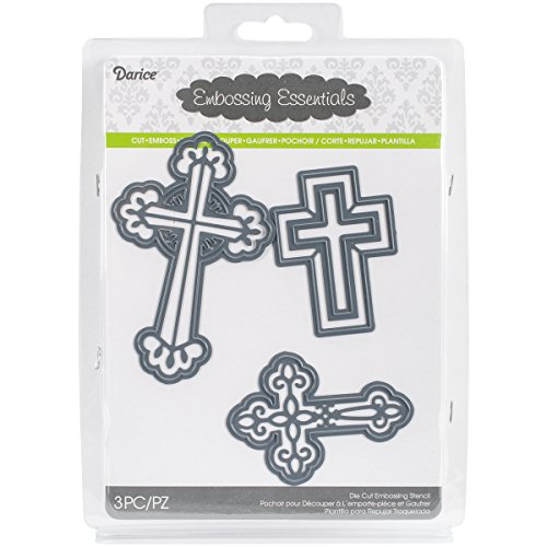 Darice D2014-88 Embossing Essentials Dies-Crosses