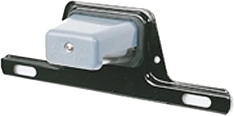Luz de placa traseira Peterson M436B com lente transparente e suporte de aço – 1 unidade