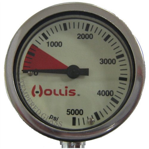 HOLLIS INSTRUMENTS PRESSURE GAUGE MODULE BAR -METAL W/O BOOT