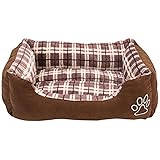 Animals Favorite Rectangle Pet Bed, Checkered (22