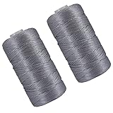 2 PCS 200g Summer Sun Hat Yarn for Crocheting, Ice Linen Silk Hand Knitting Light Body Yarn, Polyest