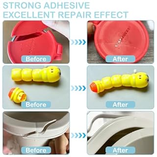 Colla di plastica da 60 g, super colla per tutto il corpo, impermeabile e resistente al calore per plastica rigida, fai da te, gomma, ceramica, legno, leather, metallo e molti altri