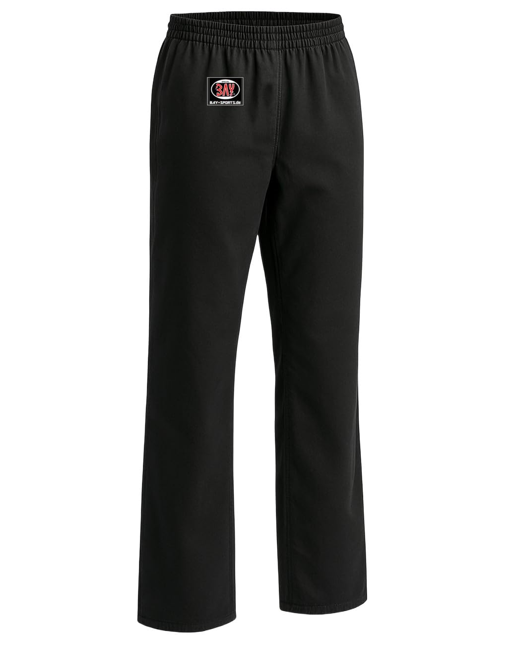 Baumwollhose Kick Pant Traditional Basic Karate Hose 8 UZ schwarz 100% Baumwolle Kampfsporthose Kickboxen Taekwondo Kung Fu Herren Damen Kinder