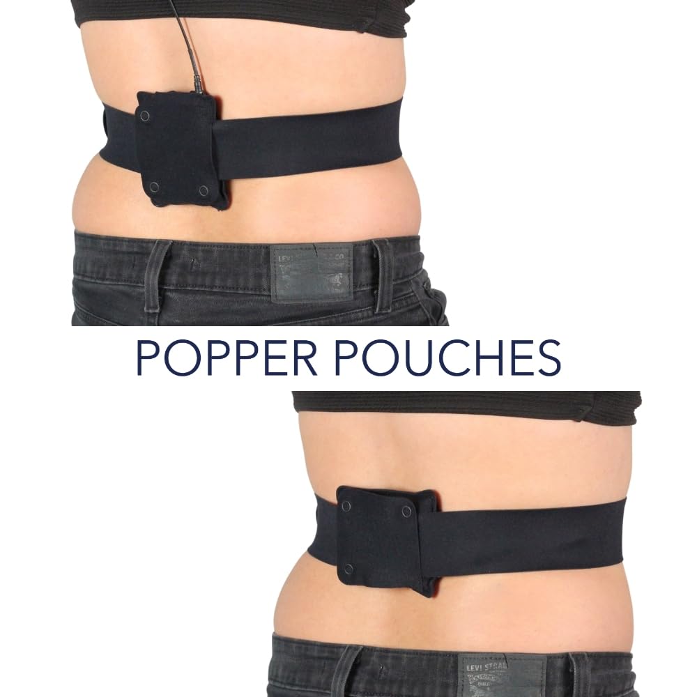 URSA Belt - Correa de cintura ajustable y cómoda para transmisores inalámbricos - Bolsa no incluida, Black, Up to 115cm (45.3 inches) in length