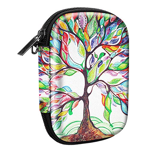 Fintie Funda Portátil para HP Sprocket Impresora Fotográfica - Bolsa Caja del Viaje Duro EVA a Prueba de Choques con el Bolsillo Interno, Árbol de Amor