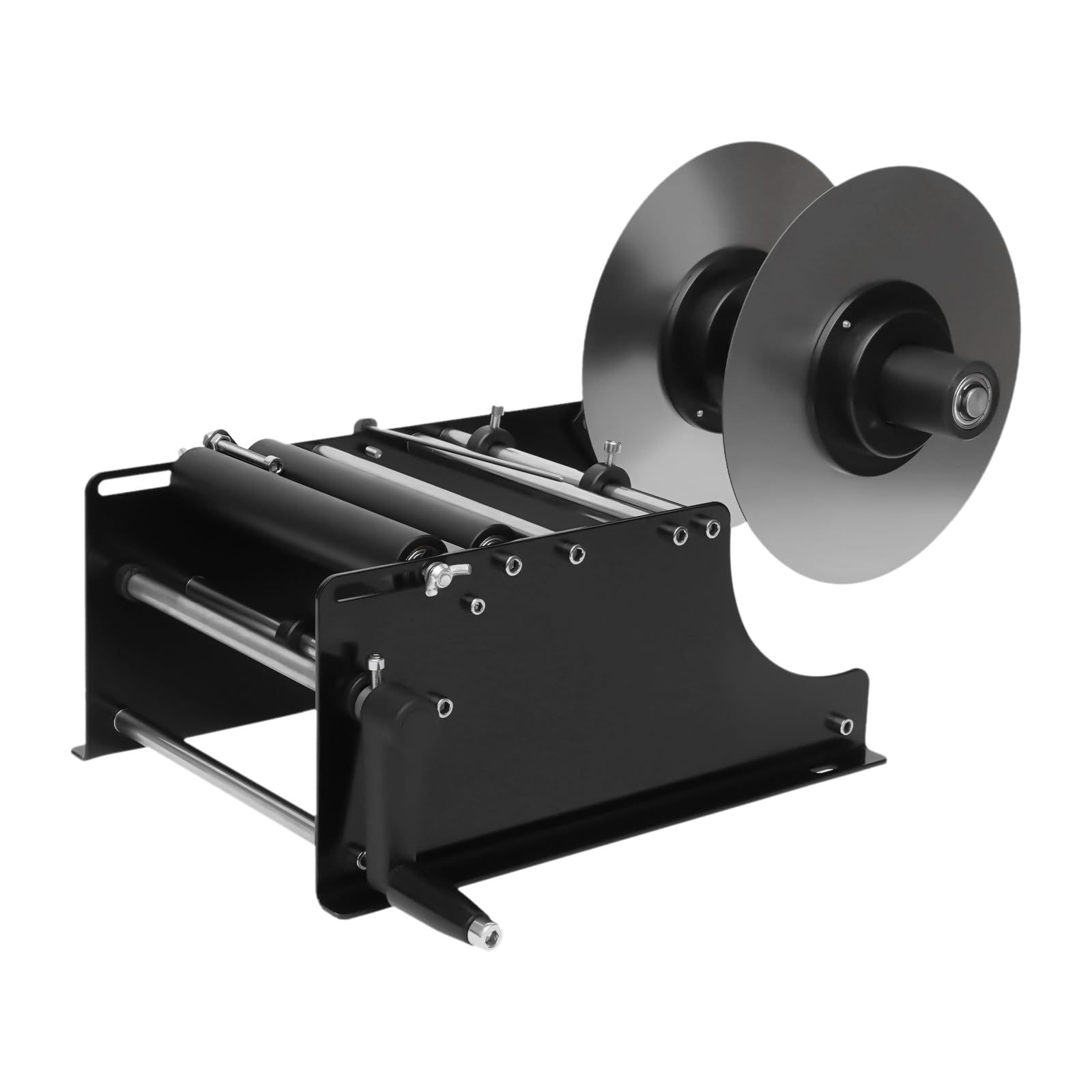 MT-30 etichettatrice per bottiglie rotonde in ferro moderno, diametro 2-12 cm, 10-30 pezzi/minuto, fissaggio da tavolo ad alta temperatura