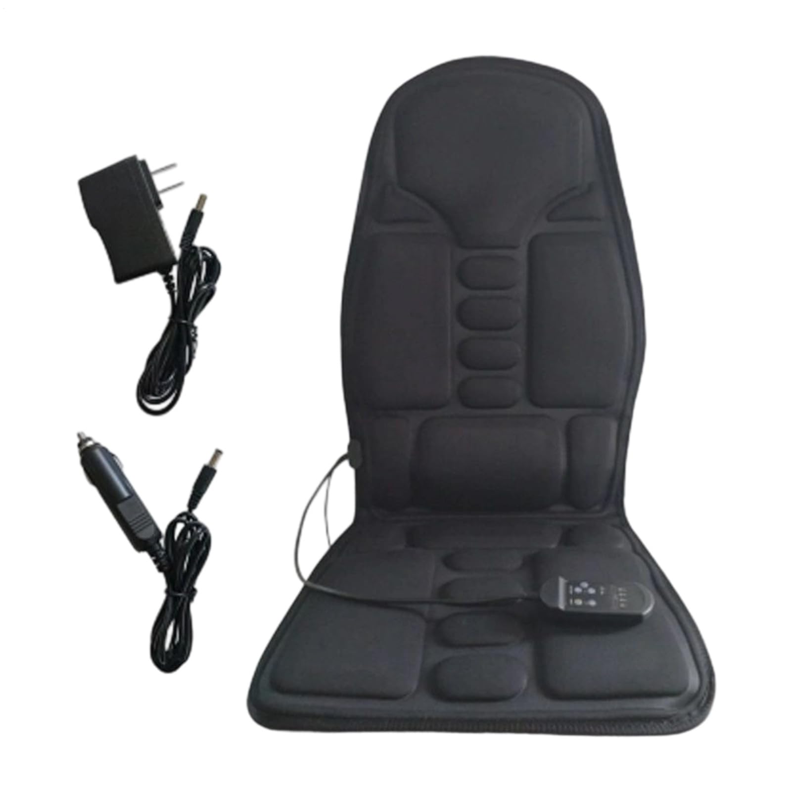 Cojín Masajeador Para Asiento Cojín De Masaje Para Silla De Oficina | Almohadilla Térmica De 5 Puntos Con Función De Masaje Eléctrico Para Relajación Muscular En Hombres Y Mujeres Personas Que
