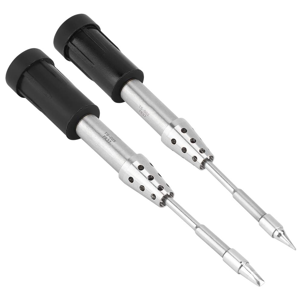 Wymiana grotu lutownicy TS80 Wysokowydajne, wtykowe elektryczne groty lutownicze do zestawu lutownicy cyfrowej TS80 Metal 100 mm 1 lub 2 sztuki (TS-D25/B02)