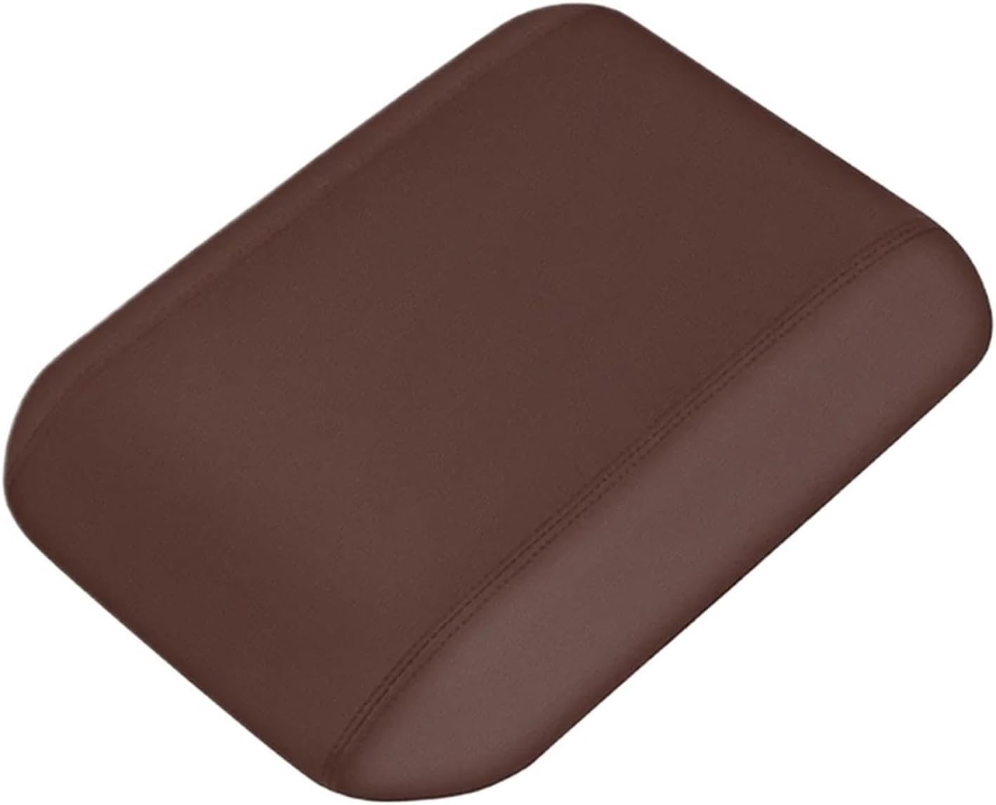 Car Center Console Armrest Box Cover Armrest Box PU Leather Panels Compatible with Toyota Prado LC250 2024 Brown