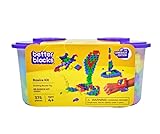 Better Blocks - Premium Educational Building Blocks | 375 Piece Basics Kit | Creative STEM Toy for Ages 4+ | Fits with Standard Blocks | Safe, Durable and Easy to Use | Move, Bend, Shape & Curve