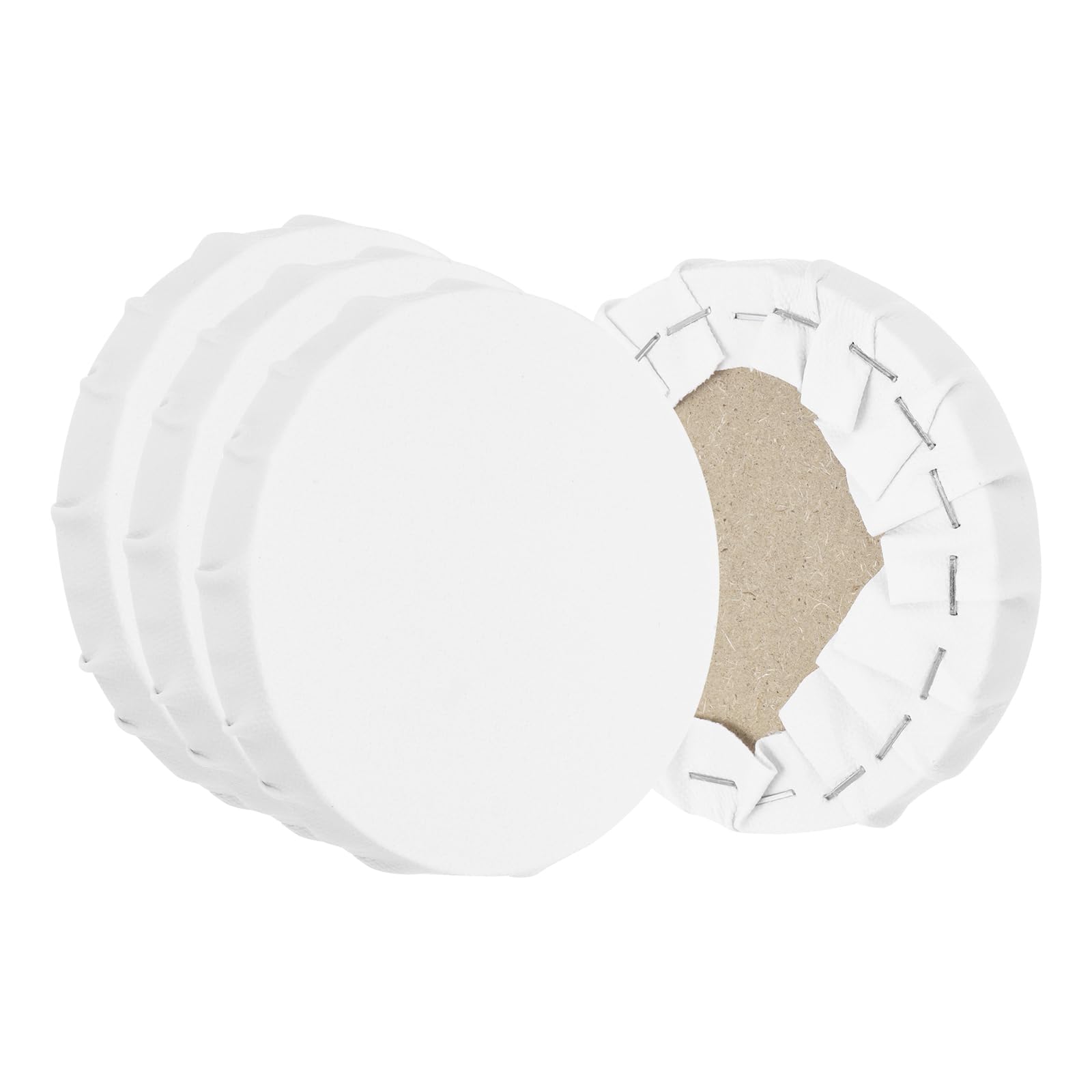 Toile ronde pour peinture : fini les toiles qui gondolent grâce au coton enduit rigide