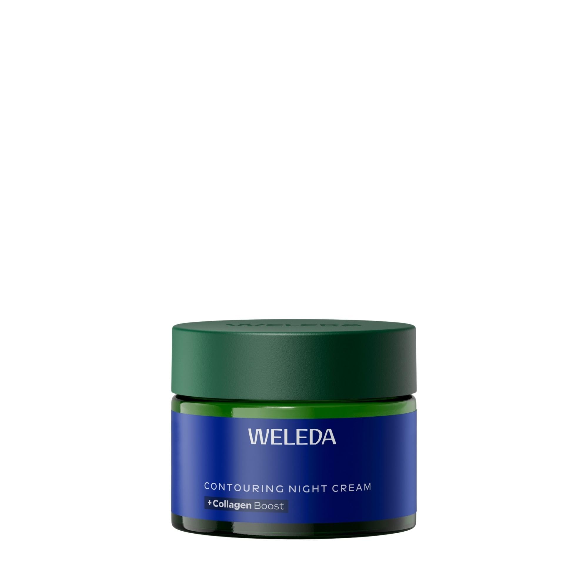 Contouring Night Face Cream with Blue Gentian & Edelweiss, Moisturising Cream, Natural Collagen+ Active Complex, Reduces Wrinkles, Vegan, 40ml