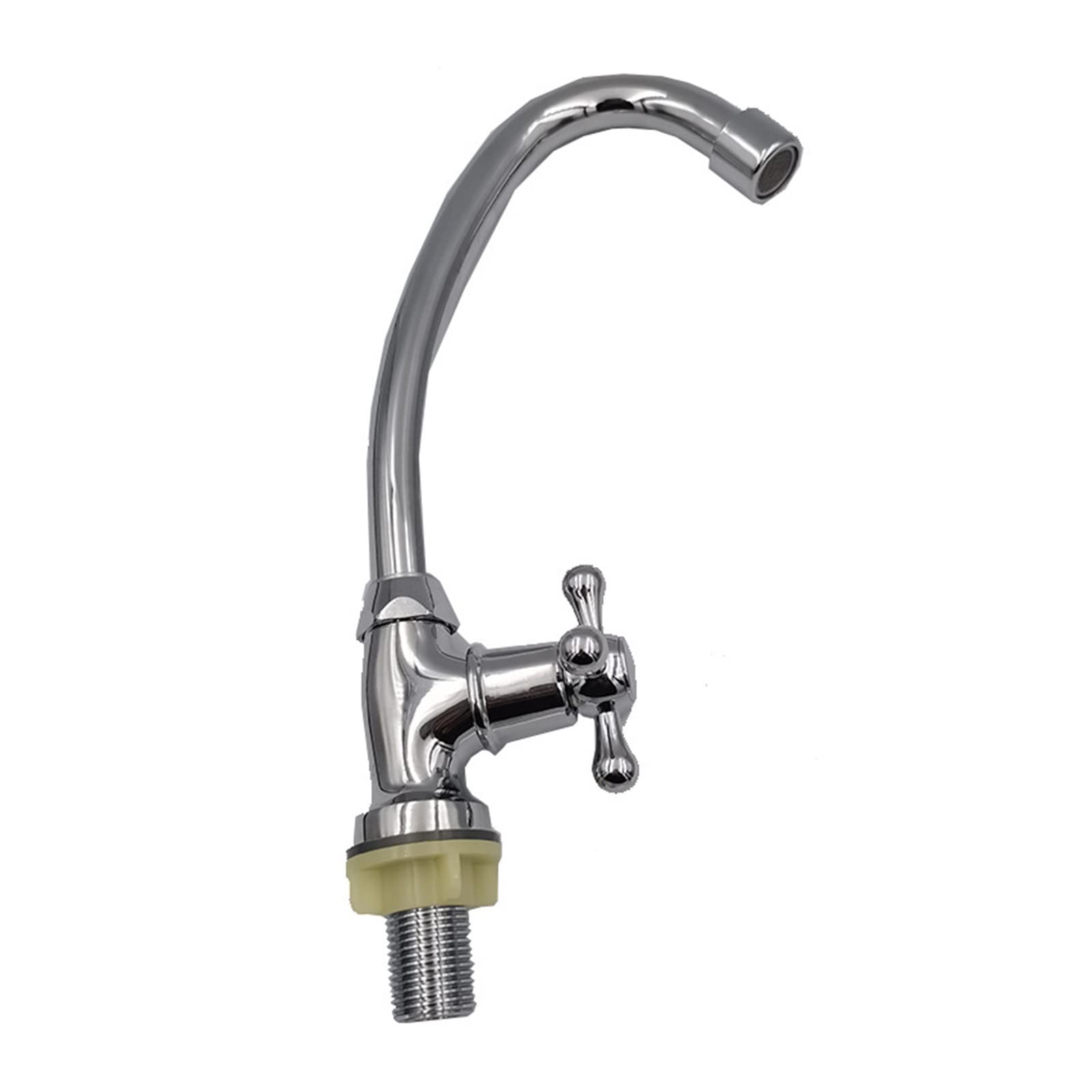 Robinet vertical froid simple pour cuisine d'été et lavabo de buanderie pratique