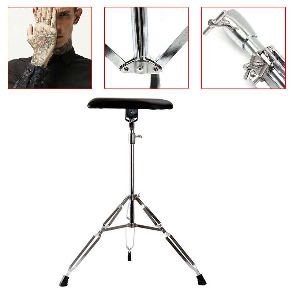 Reposabrazos ajustable para el brazo plegable, soporte para la pierna del brazo, soporte para la pierna, apoyabrazos portátil, accesorio para estudios, salón, tatuaje, 65-10 cm