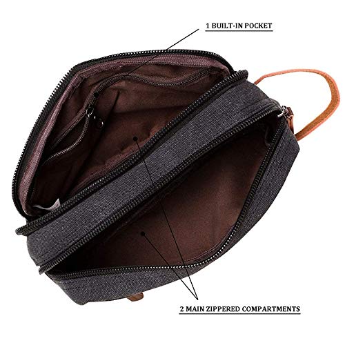 Borsa da Toilette da Uomo, Pochette, Kit da Toilette, Organizer cosmetico in Tela, Impermeabile, da Viaggio, Scatola per Il Trucco da Donna, Astuccio per Il Trucco da Donna