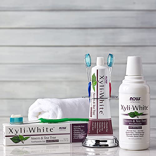 Now Solutions, Xyliwhite™ Toothpaste Gel, Neem And Tea Tree, Cleanses And Whitens, Clean And Fresh Taste, 6.4-Ounce #TOP5