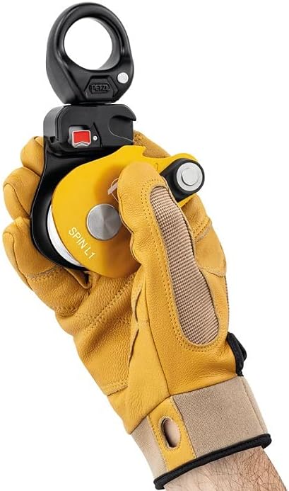 PETZL, Spin L1, Simple Pulley With Very High Output With Walker, Yellow, One Size, Unisex-Adult - Image 4