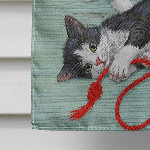 Toile Maison Drapeau Chats haute résistance grand format multicolor