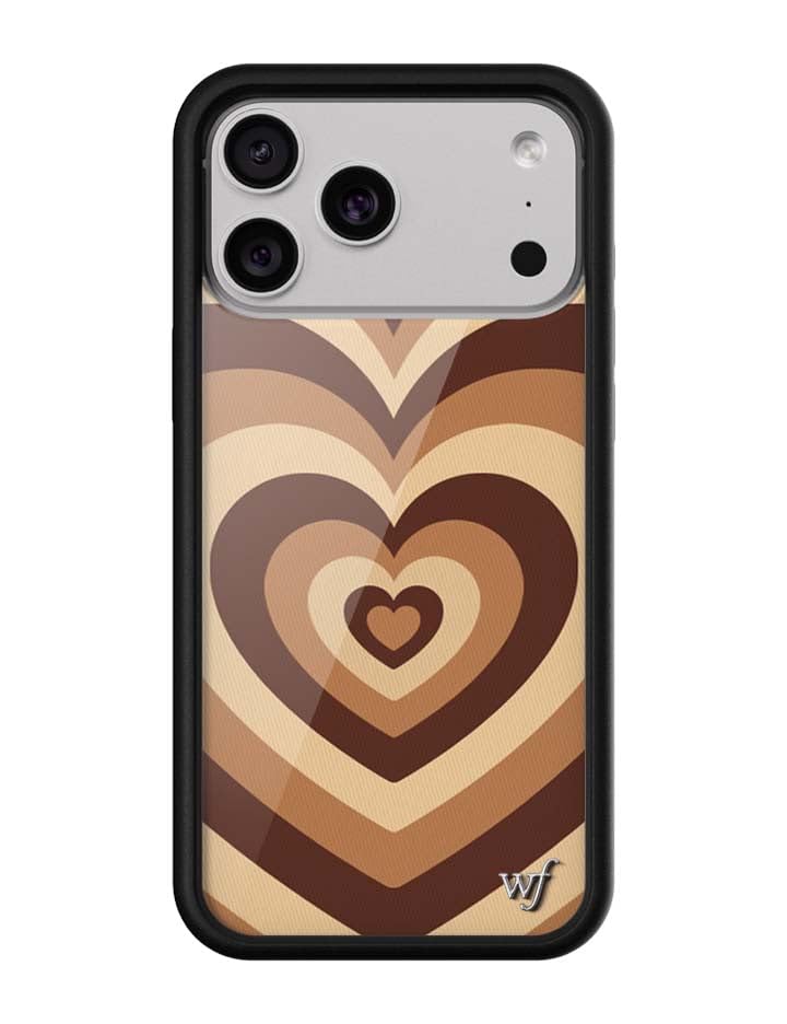 Image of Wildflower Cases - iPhone 17 Pro Max Compatible - Latte Love Mocha