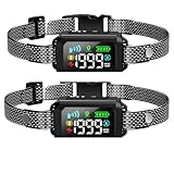 LA ONIRIQUE LUX LIVING GPS Electric Wireless Dog Fence System with Accessories Pet Containment System, Waterproof and Rechargeable Training Collar for M, L Dogs (Pack of 2)