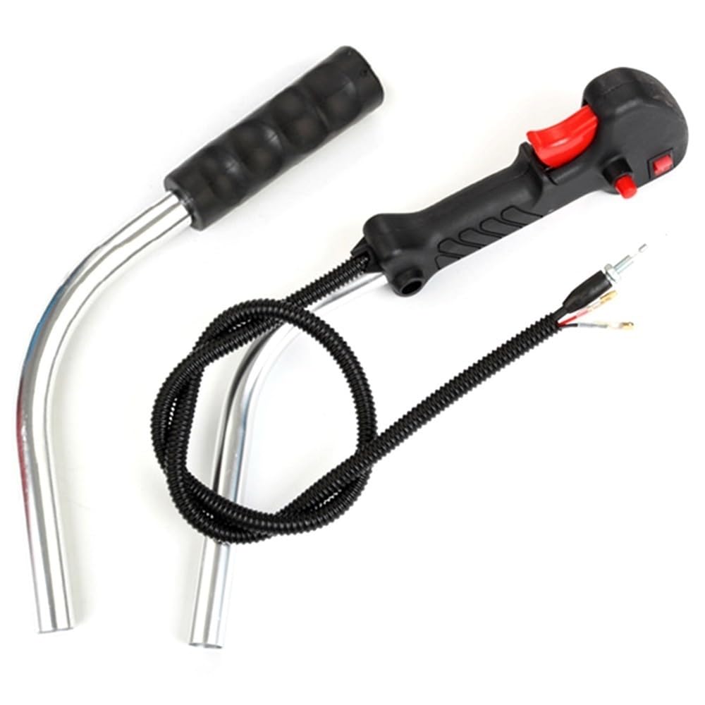 Conjunto de Interruptor de Acelerador Manual Compatible con desbrozadoras, cortacéspedes y cortacéspedes. Incluye gatillo de Acelerador de Aluminio.(1 Set)