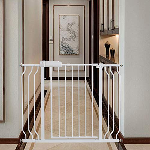 Baby Gate for Doorways Stairs Hallway 38.5 to 43.5 Inch Wide, Walk Through Child Gates with Pressure Mounted Extention Kit, Indoor Safety Child Gates for Kids or Pets Baby Gate for Doorways Stairs Hallway 38.5 to 43.5 Inch Wide, Walk Through Child Gates with Pressure Mounted Extention Kit, Indoor Safety Child Gates for Kids or Pets
