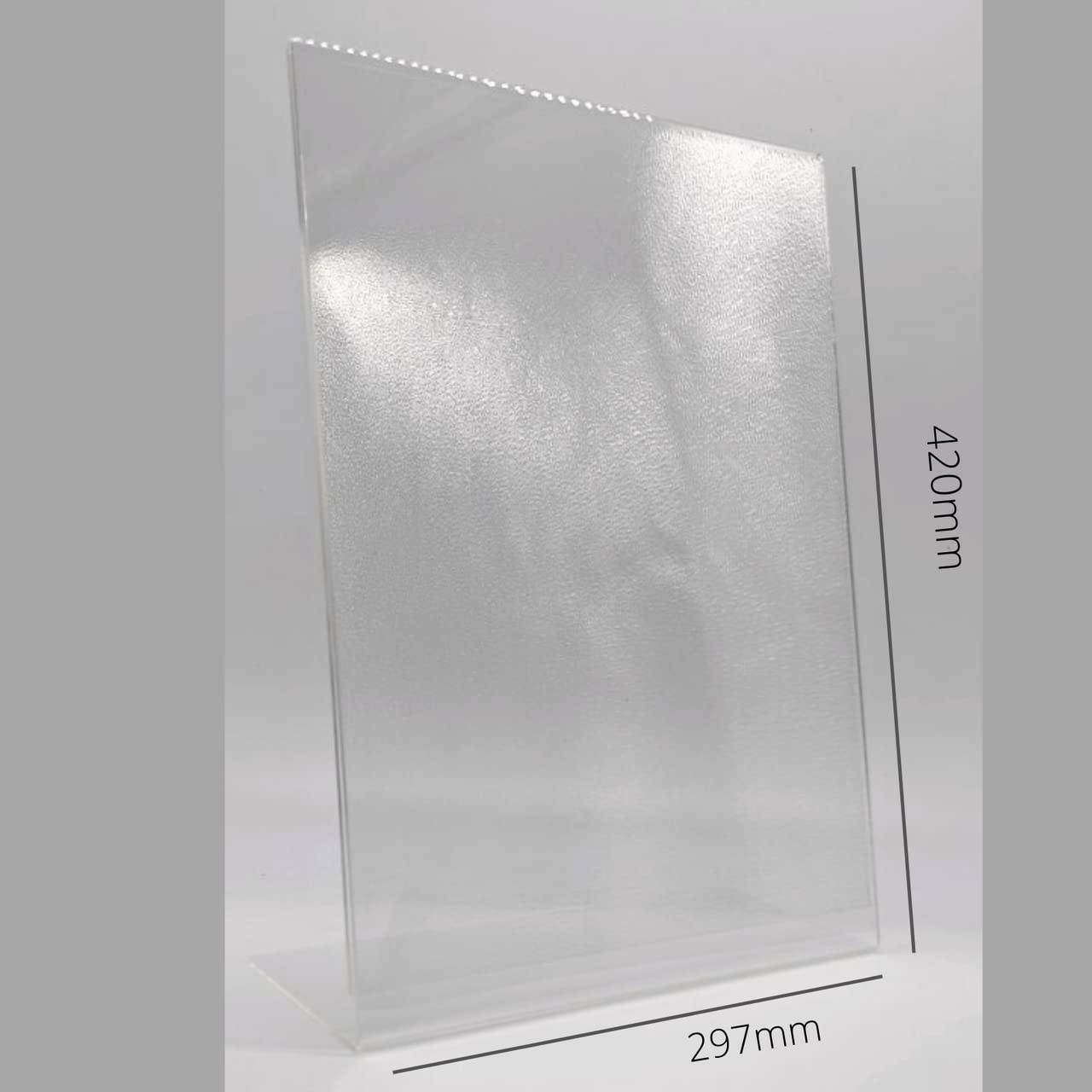 Acrylic Poster Holder Perspex Display Stand (Portrait) A3