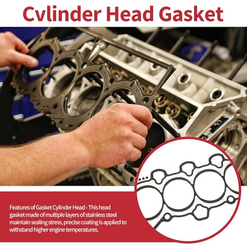 Image of HiSport Cylinder Head Gasket Compatible with Hyundai Santa Fe 2016-2020 Sonata 2015-2019,Tucson 2018-2021 Kia Optima 2016-2020 Sorento 2016-2020 Sportage 2017 2018 2019 2020 2021 2022#22311-2GGB0