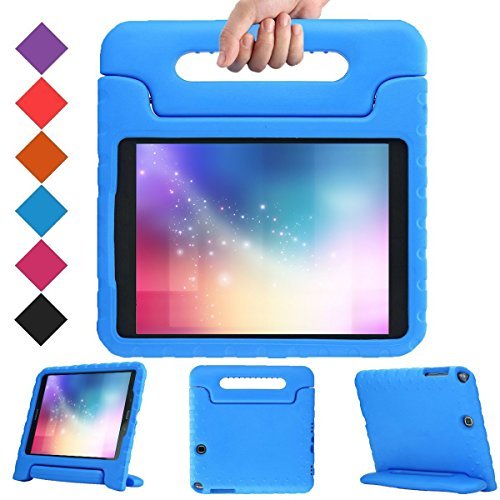 BMOUO Kids Case for Samsung Galaxy Tab A 10.1 (SM-T580/T585), Shockproof Case Light Weight Super Protection Cover Handle Stand Case for Samsung Galaxy Tab A 10.1-inch Tablet 2016 Release - Blue