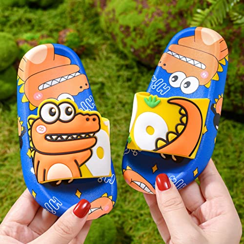 Generic Cute Dinosaur Toddler Slippers EVA Soft Sole Non-Slip Slides Household Bathroom Shower Sandals for Girls Boys2