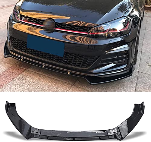 Car Front Spoilers Front Bumper Lip Splitter for VW Golf 7 MK7 7.5 R GTI GTD 2014 2015 2016 2017 2018 2019 | Auto Body Exterior Aerodynamic Parts Decorative