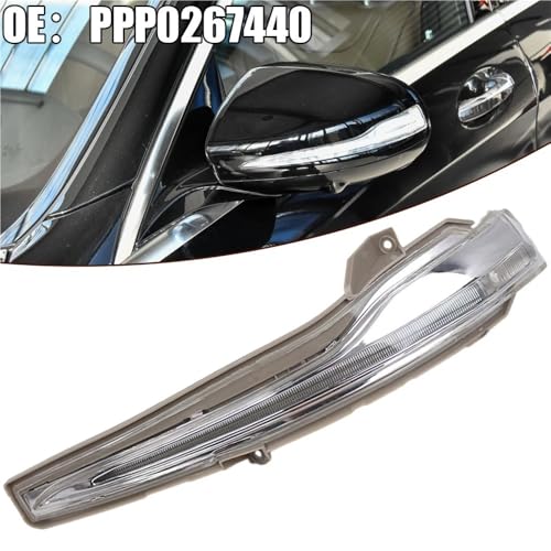 Luz señal giro lateral para Benz Clase C S E intermitente retrovisor 5