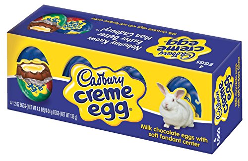 Cadbury Easter Creme Eggs, 4-Count Boxes (Pack of 6)