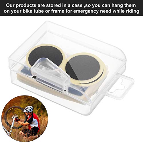 Mudder 28 pezze Kit Riparazione Camera d'Aria Bici...