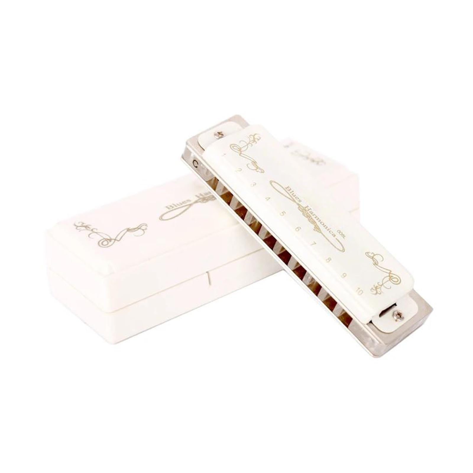Harmonijka Akrylowa Grzebień 10 Otworów Diatoniczna Armonica Blues Harp Instrumenty Muzyczne Usta Ogan(Other)
