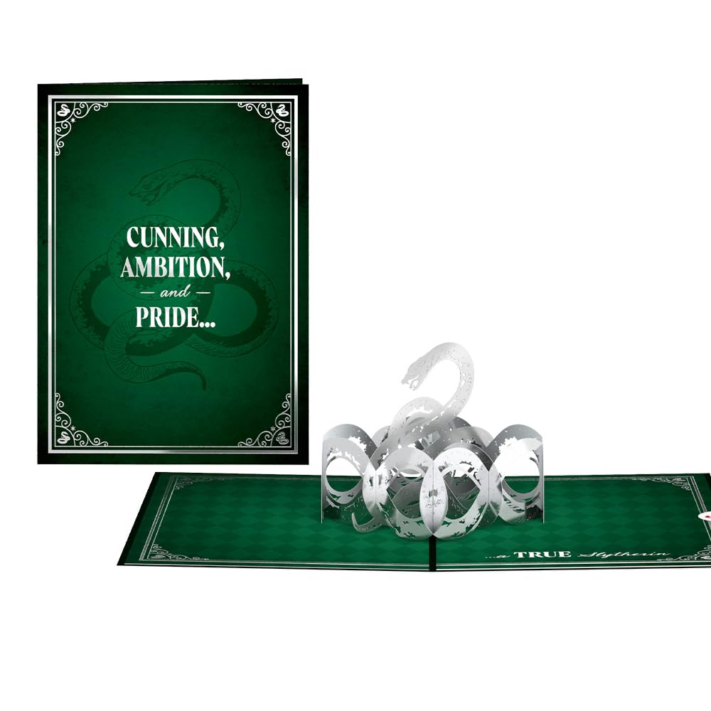 Lovepop Harry Potter™ Slytherin™ House Pride 3D Pop-Up 5x7 Everyday Card