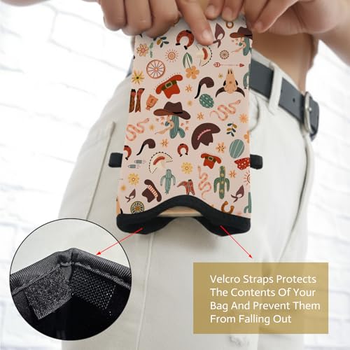 Image of Cell Phone Sleeve Pouch with Adjustable Strap - Western Cowboy