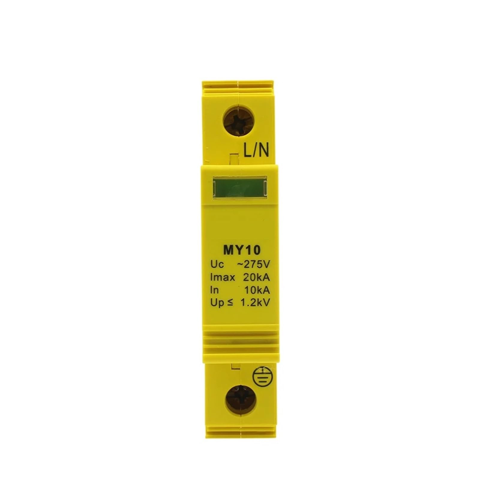 UL MY10 AC SPD 10KA-20KA1P ~ 275 V Capacité de résistance forte parasurtenseur protection parafoudre
