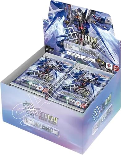 Gundam GD05 Lot de 24 boosters de jeu de cartes – Freedom Ascension (GD05)