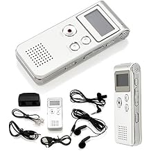 8GB Digital Voice Recorder Rechargeable 650Hr Dictaphone Telephone Portable MP3 Player