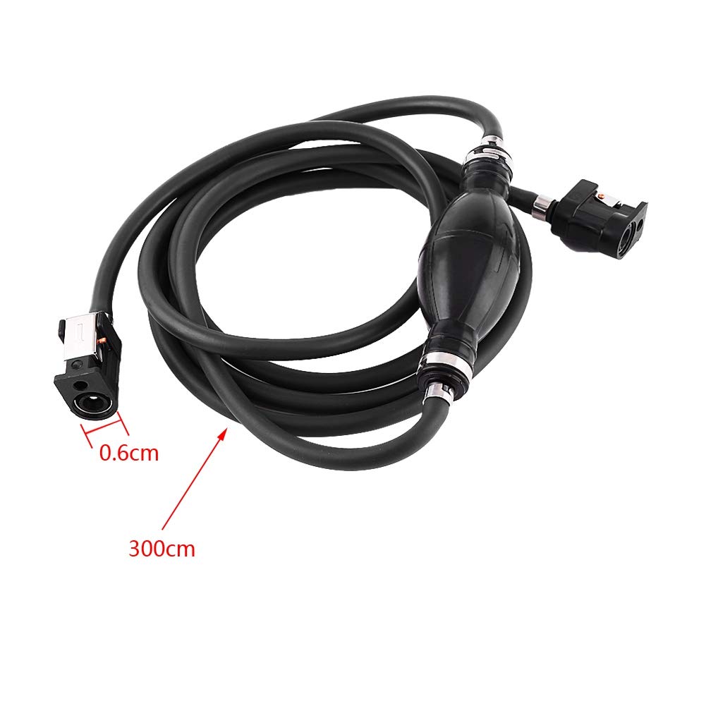 Tubi del carburante esterni per tubo appendiabiti per barche Tubo di adescamento Connettore del serbatoio del carburante Adatto per motori fuoribordo Mariner Popular