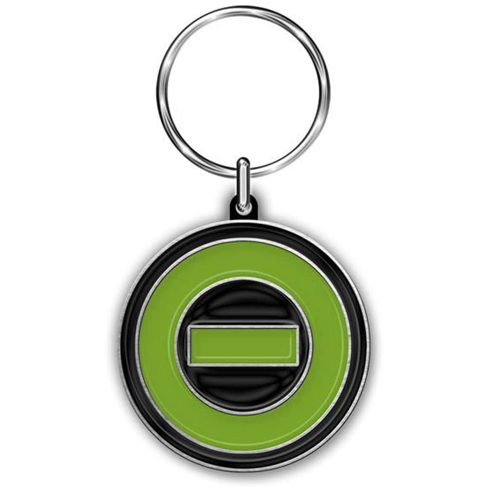 Type O Negative Negative Symbol Enamel In-Fill Keyring Keychain One Size