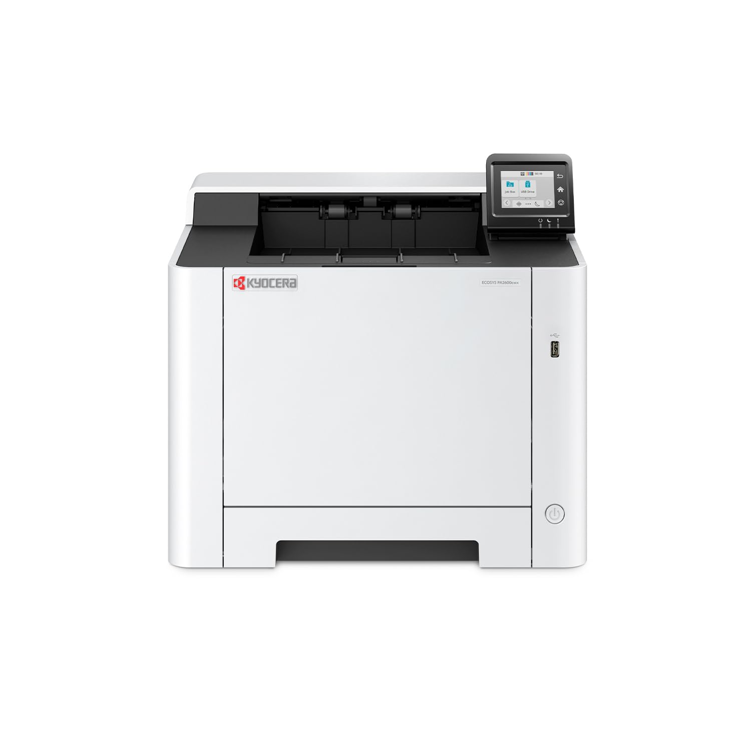 KYOCERA ECOSYS PA2600cwx Color Laser Printer, 27 ppm, 1200 dpi, Wi-Fi Direct, 1GB Memory, 2.7 inch Color Touch Screen Control Panel