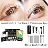 Libeauty Eyelash Lift and Color Kit Brow Lamination with Black Lash Perm Quick Lifting & Voluminous Coloring with Complete Tools DIY Use at Home & Salon Supplies