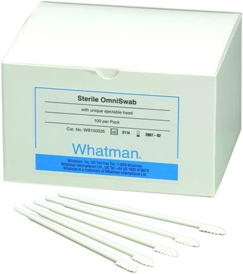 Whatman WB100035 Omni Swab Pack Buccal Swab Sterile (Pack of 100)
