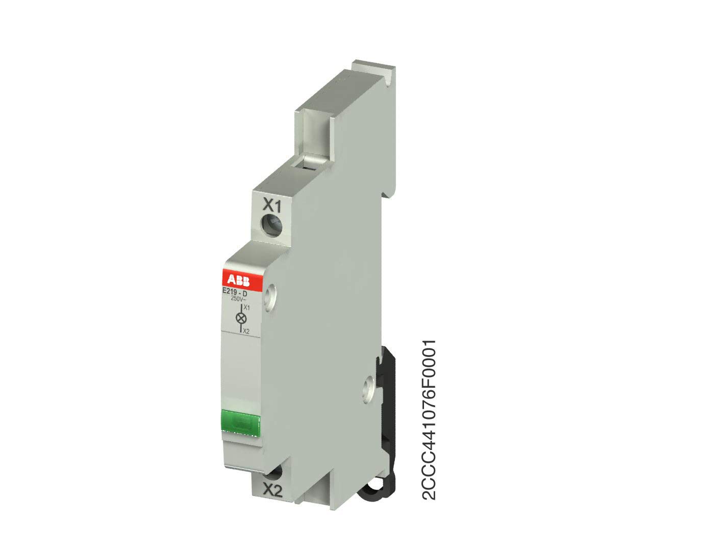 ABB E219-D48 LED green indicator light for distribution board 12-48V AC/DC, (2CCA703422R0001)