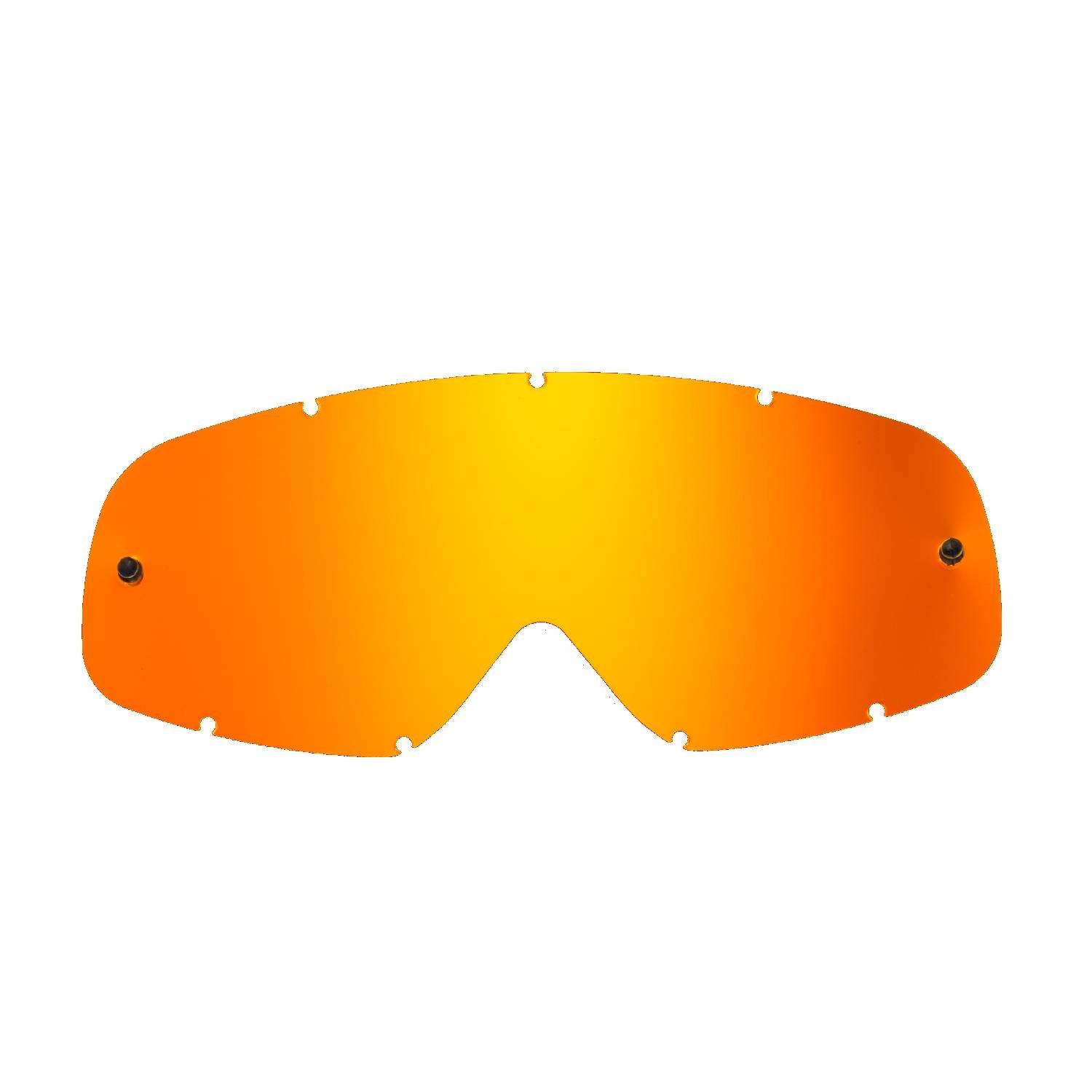 SeeCle SeeClee,SE-416199-HZ,orange mirrored replacement lens compatible for Oakley O-frame goggles/goggles
